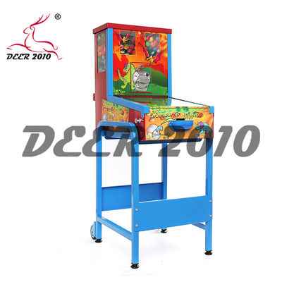 Verde 36*75*56CM Operado con 1-4 monedas Se puede configurar para jugar una o dos bolas Máquina expendedora de pinball