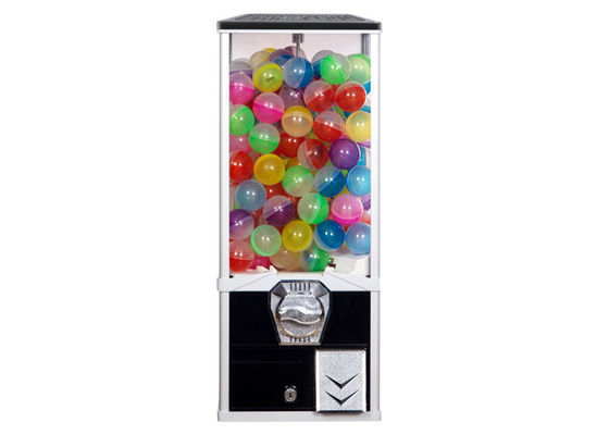 la máquina expendedora del gumball de la cápsula suministra la alameda negra del enemigo del metal de la PC de 10.5kgs los 67cm