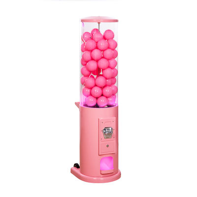 La máquina expendedora 1-4 de Gumball del caramelo del globo de PMMA acuña los 44*38*146CM para los niños